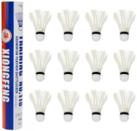 Волан перьевой 12шт туба 636089