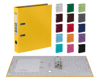 Папка арочная PVC/бумага А4 50мм Оранжевый Expert