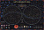 Карта Звездное небо планеты в тубусе 101*69 КН004