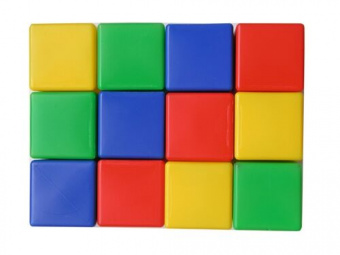 Выдувка набор кубиков 12 эл
