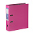 Папка арочная PVC/бумага А4 75мм Розовый Expert