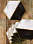 Тарелки бумажные Чёрный и мрамор (18 см 6 шт) 2762