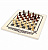 Шахматы, шашки, нарды деревянные поле 29 см фигуры из дерева ИН-8066