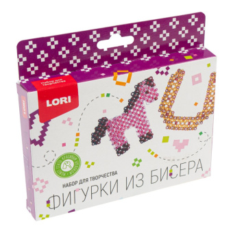 Фигурки из бисера Брелоки Лошадка,подкова Бис-107