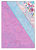 Папка угол А4 3 карман 0,18 мм Цветы 65855