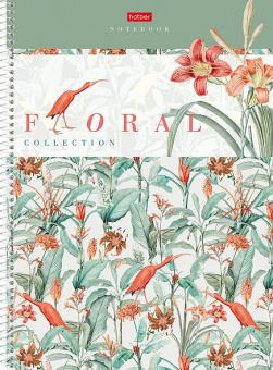 Тетр А4 160 л клет спираль Floral collection 29686