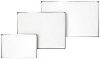 Доска офисная белая магнитная 100*150 алюмин рамка 