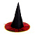 Карнавальная шляпа Ведьмочка цвет красный 2266431
