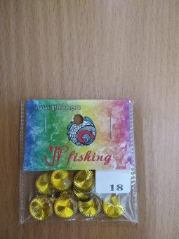 Стразы d 12мм желтый 18