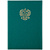 Папка адресная А4 Герб балакрон зеленый