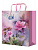 Пакет бумажный 22*31*10 Розовые цветы128гр глянц лам ПКП-4254