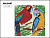 Алмазная мозаика 20*20 Попугаи (холст на подрамнике, полная выкладка)