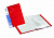 Папка А4 10 вклад 0,7 мм Expert волокно Красная