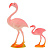 Животные Фламинго и Цапля Играем вместе в пак 300152