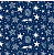 Бумага упаковочная Звезды 70*100 см УБ-8436