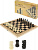Шахматы деревянные поле 24 см фигуры пластик