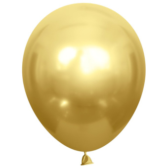 Воздушный шар 30см золото хром 50шт 905102