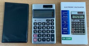 Калькулятор карман 12 разряд SX-320P