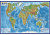 Карта мира Физическая 101*66 КН038