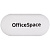 Ластик OfficeSpace овальный белый 60*28*12