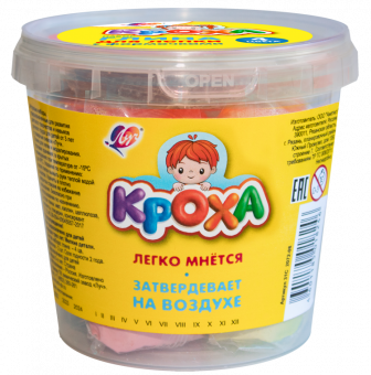 Глина для лепки 4 цв с формочками 31С 2072-08 