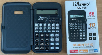 Калькулятор карман 10 разрядов KK-105 Kenko черый