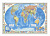 Карта мира Политическая 124*80 см М1:24 млн ламинированная на рейках 7991