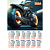 Календарь 2024 листовой А3 картон Мотоцикл 8158
