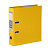 Папка арочная PVC/бумага А4 75мм Желтый Expert