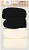Пряжа Simple 100% акрил 25 г 66 м 4 мотка №01 черный-белый