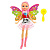 Кукла 18см Фея с крыльями розовые волосы расческа на блистере Тутти 372476