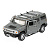 Машина технопарк 12см Hummer H2 металл темно-серый двери багаж инерц 299811