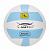 Мяч волейбольный X-Match бело-голубой 2 слоя ПВХ машин сшив резин камера 56305