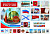 Дем картинки Россия - Родина моя Державные символы России 10 картинок А4 с беседами 12 раздаточных 