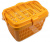 Корзина для швейных принадлежностей OM-011 пластик 42 x 31 x 27 см желтый