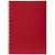 Тетр А4 80 л клет спираль Canvas Красная пластик обложка 05315