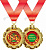 Медаль металл с юбилеем 85 золото 65мм 15.11.01275