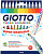 Фломастеры 12цв Giotto Turbo Advansed Fila 426000