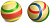 Мяч детский 15см Эко Сатурн в ассорт 40431