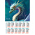 Календарь 2024 листовой А3 Год дракона 8137
