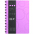Тетр на кольцах А4+80 л клет сменный блок Фиолет 2-х цв.пластик