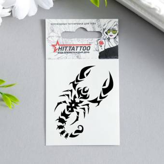 Татуировка на тело Скорпион 5.3*6.3 см 1252293