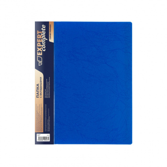 Папка А4 40 вклад 0,6 мм Expert волокно Синяя